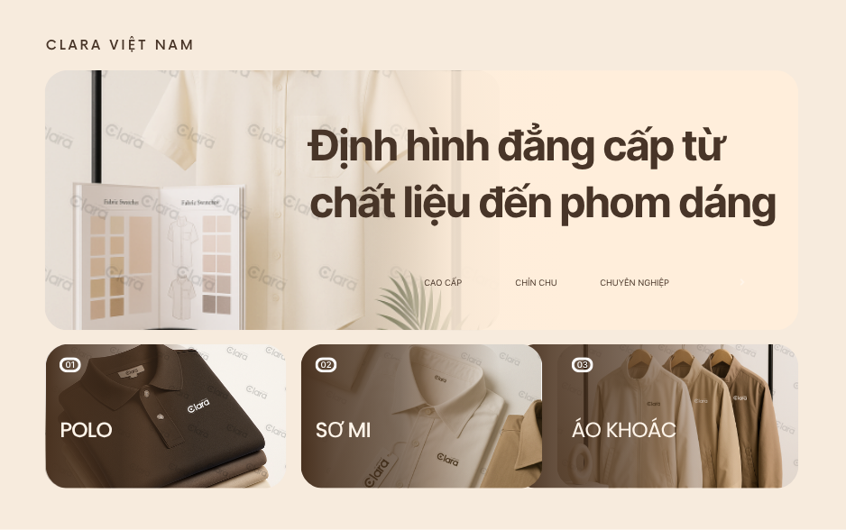 Định hình đẳng cấp từ chất liệu đến phom dáng